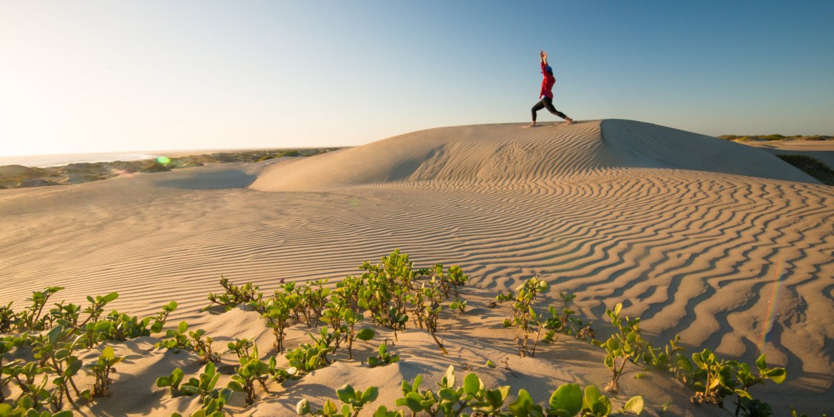 yoga on the dunes