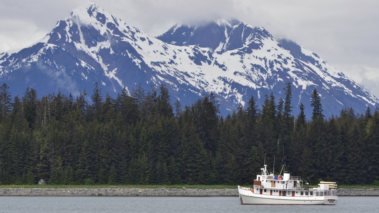 Sea Wolf boat from Sea Wolf Adventures in Glacier Bay 