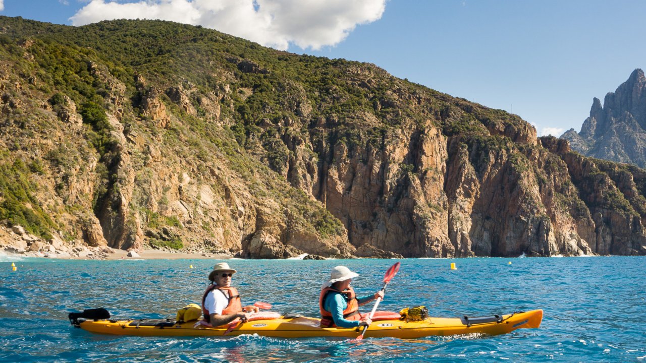 sea kayak in corsica
