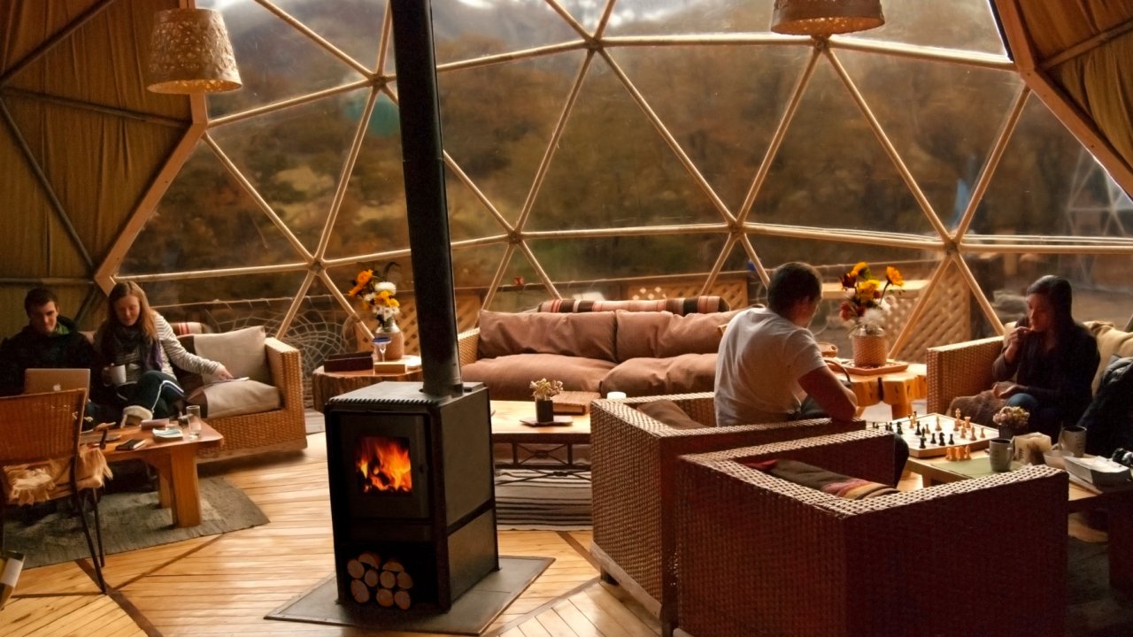 dome at ecocamp in patagonia