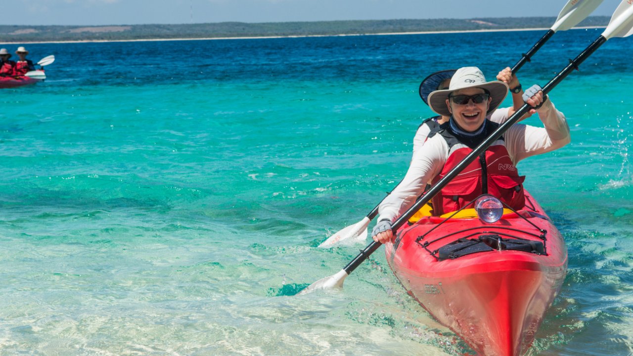 kayaking in eastern Cuba
