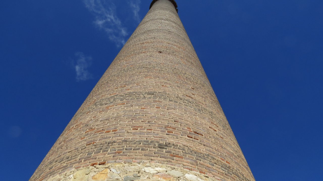 smelter chimney in baja