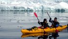 sea kayakers in antarctica