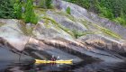 sea kayak in quebec fjord