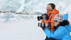 people with cameras in antarctica
