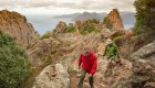 hikers in corsica france
