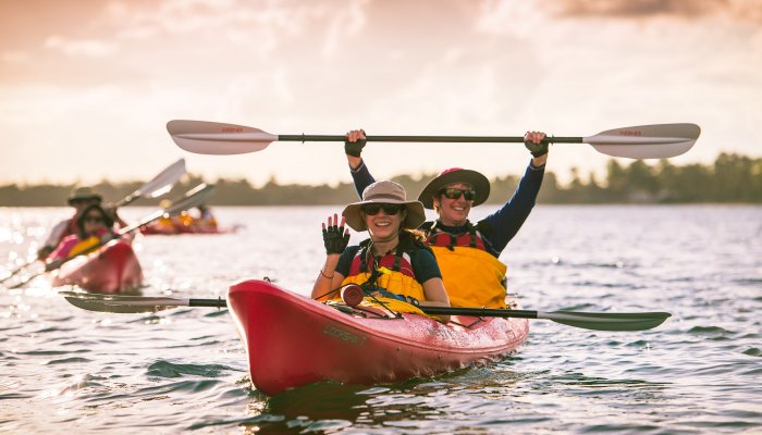 kayaker in Cuba