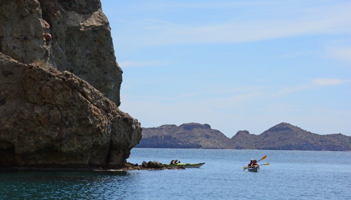 sea kayaking in baja