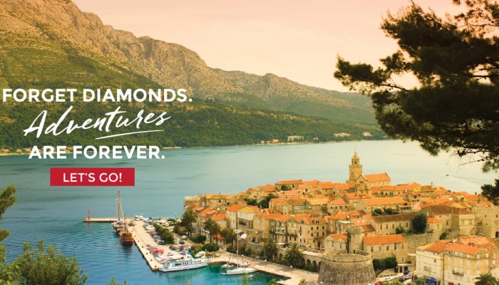 croatia town in front of ocean