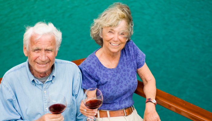 couple on croatia yacht